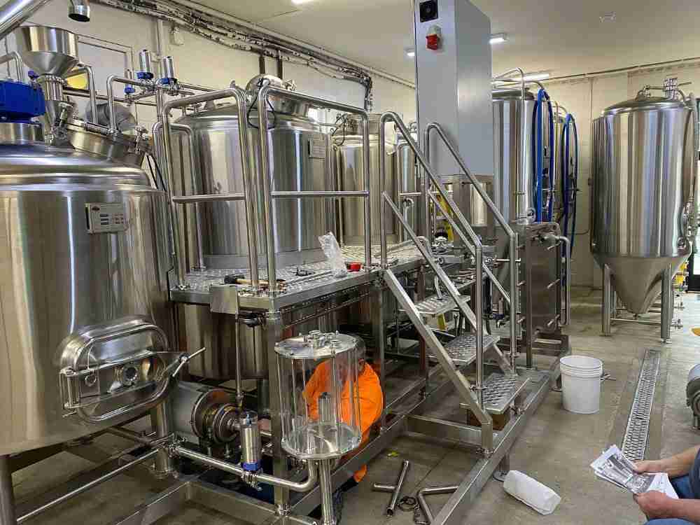 7BBL Brewery Project for Bucket Brigade Brewing in New Jersey USA